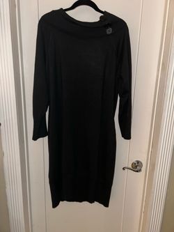 Long Black Winter Dress