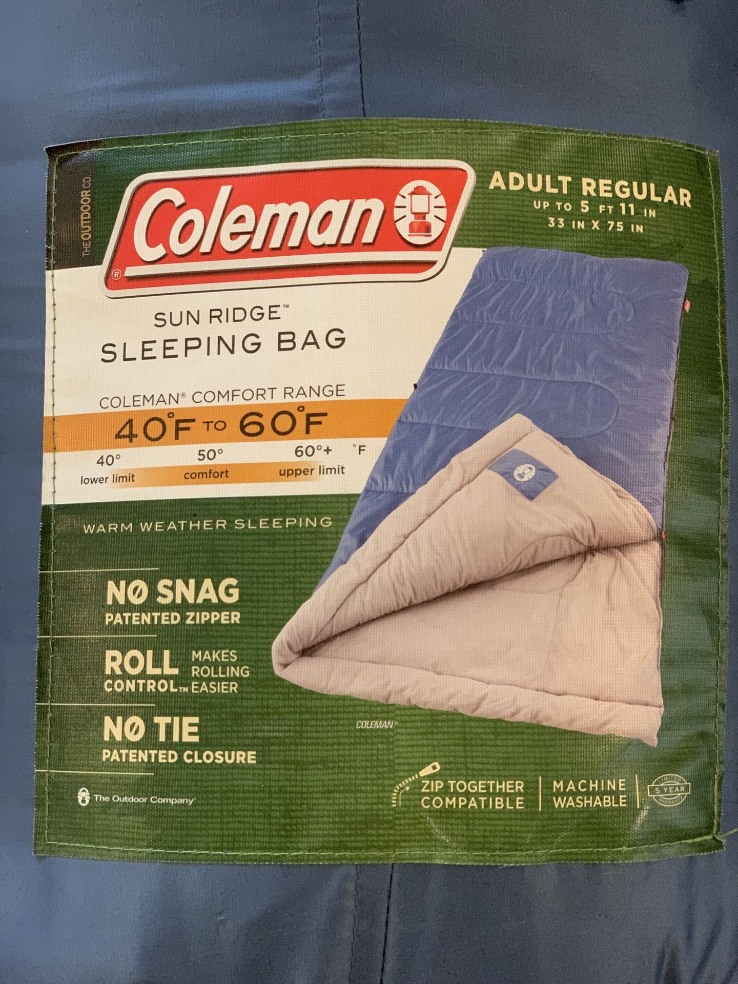 3x Coleman Sun Ridge Sleeping Bags