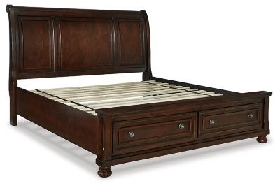 Porter King Sleigh Bed with drawers/collection (Entire set)