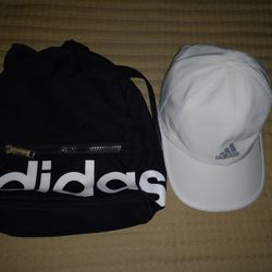 FIRM IN MERCED‼️ADIDAS MINI BACKPACK &HAT SELLING TOGETHER 