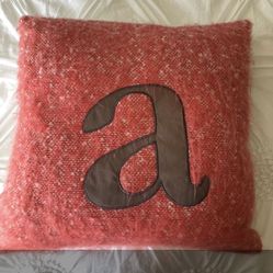 “A” Pillow