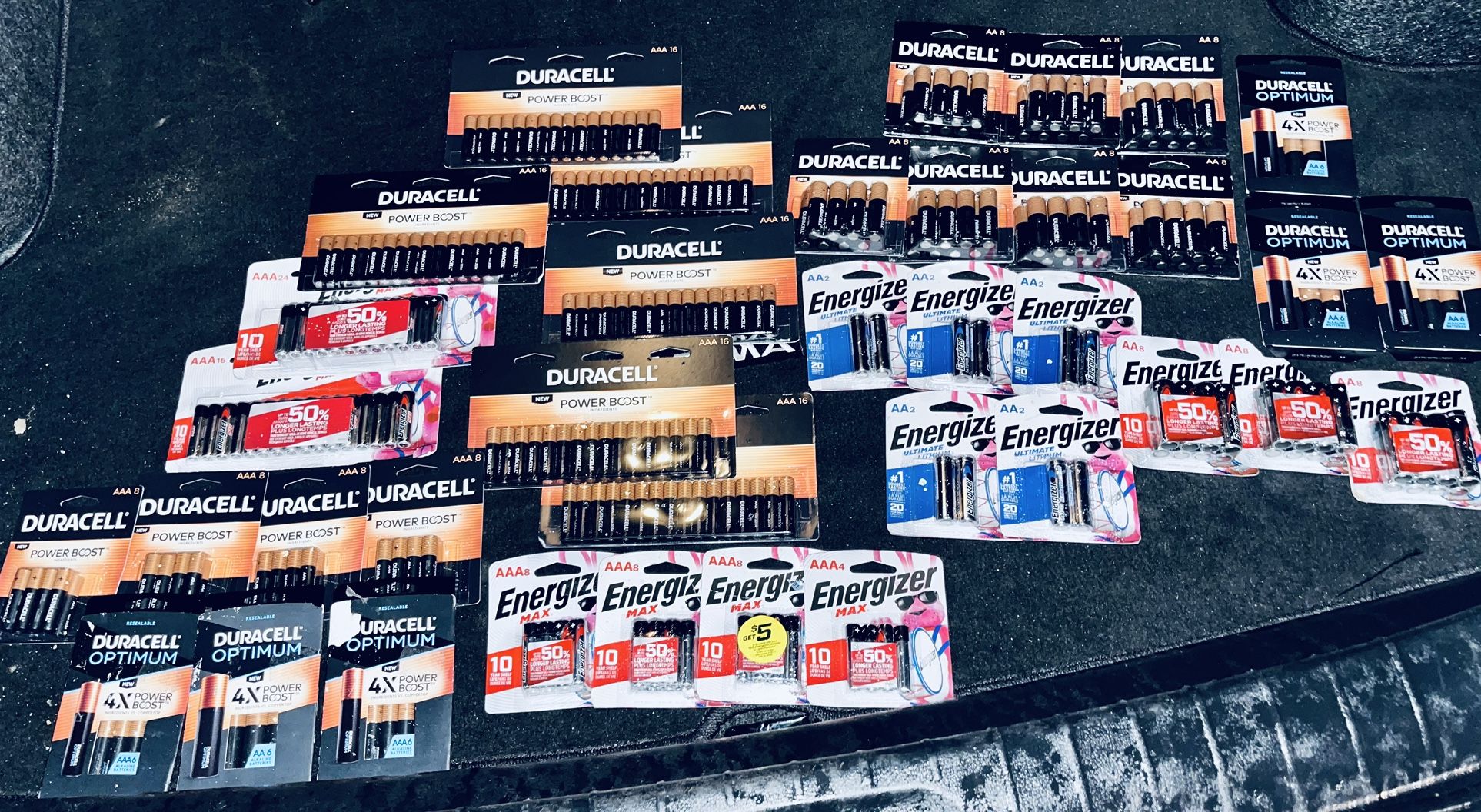 Energizer & Duracell, AA & AAA Mix Up