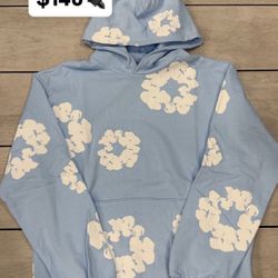 Denim Tears Hoodie Blue 