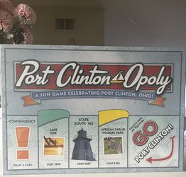 Port Clinton-Opoly Board Game Monopoly Themed Game BRAND NEW & FACTORY SEALED