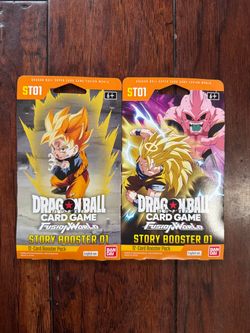 Dragon Ball Super TCG ST01 Fusion World Booster Packs - 2x