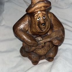 Big Al Country Bears Jamboree Coin Piggy Bank Walt Disney Vintage