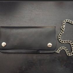 Genuine Leather USA Brand New Biker Trucker Wallet 