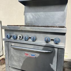 Commercial 6 Burner Stove-$500.00..!!!!!!!!!!!!!!!!!
