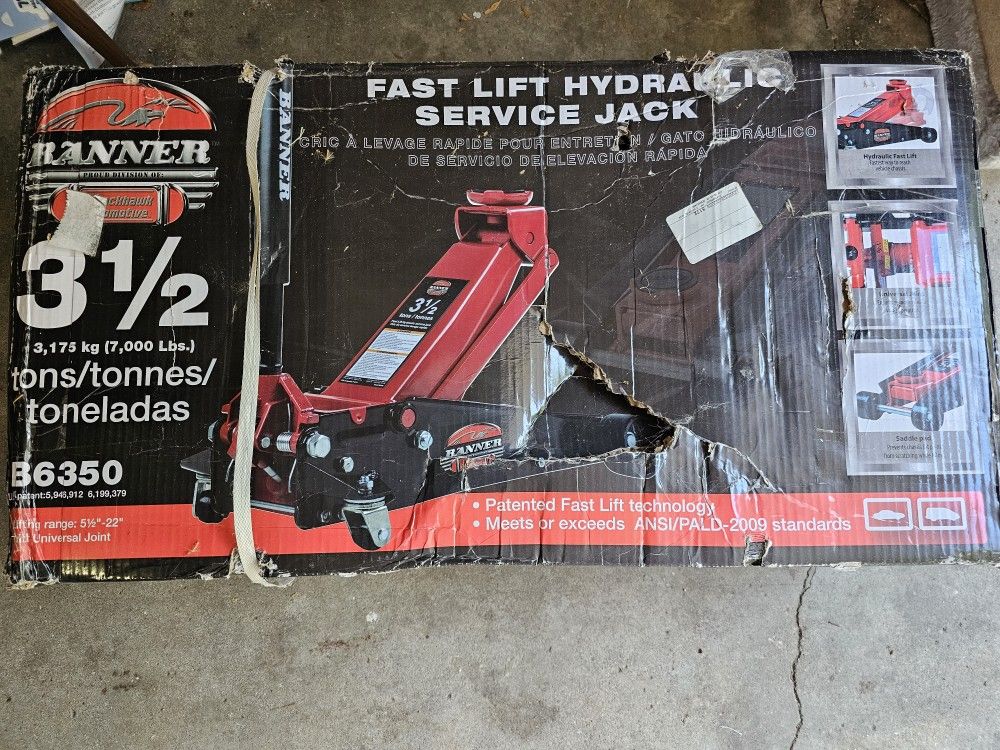Banner 3.5ton Hydraulic Jack (B6350)