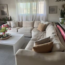 Large Pottery barn couch 