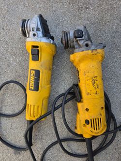 Dewalt 4-1/2" angle grinders