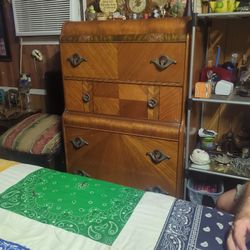 Junk In Trunk, Antique Bed Dressers Trunk  Chair Vases Dishes