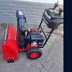24 in. 212cc 2-Stage Gas Snow Blower with Electric Start and Infinite Variable Speed $450 O.B.O