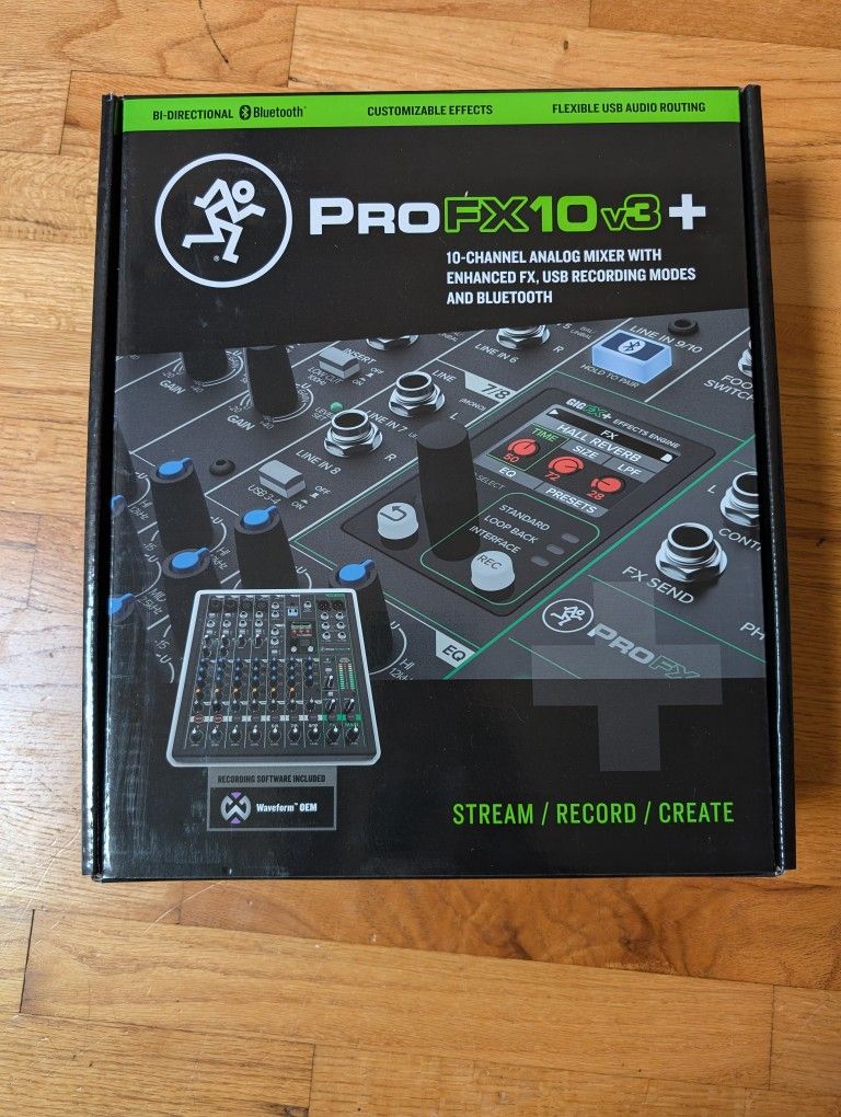 Mackie ProFXv3+ 10-channel Audio Mixer w/ Bluetooth & Effects