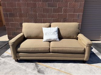 Bassett Tan LoveSeat