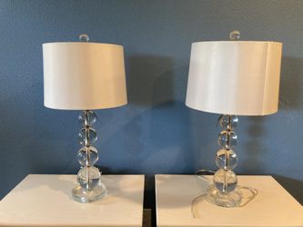 Two Crystal Lamps