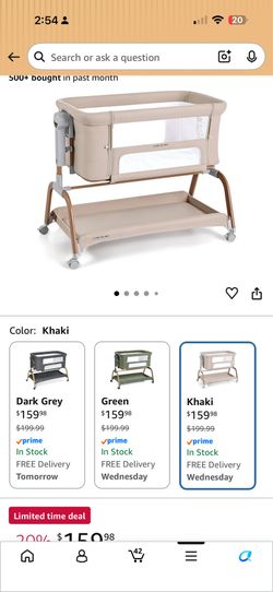 Khaki bassinet