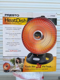 Presto HeatDish Parabolic Electric Heater
