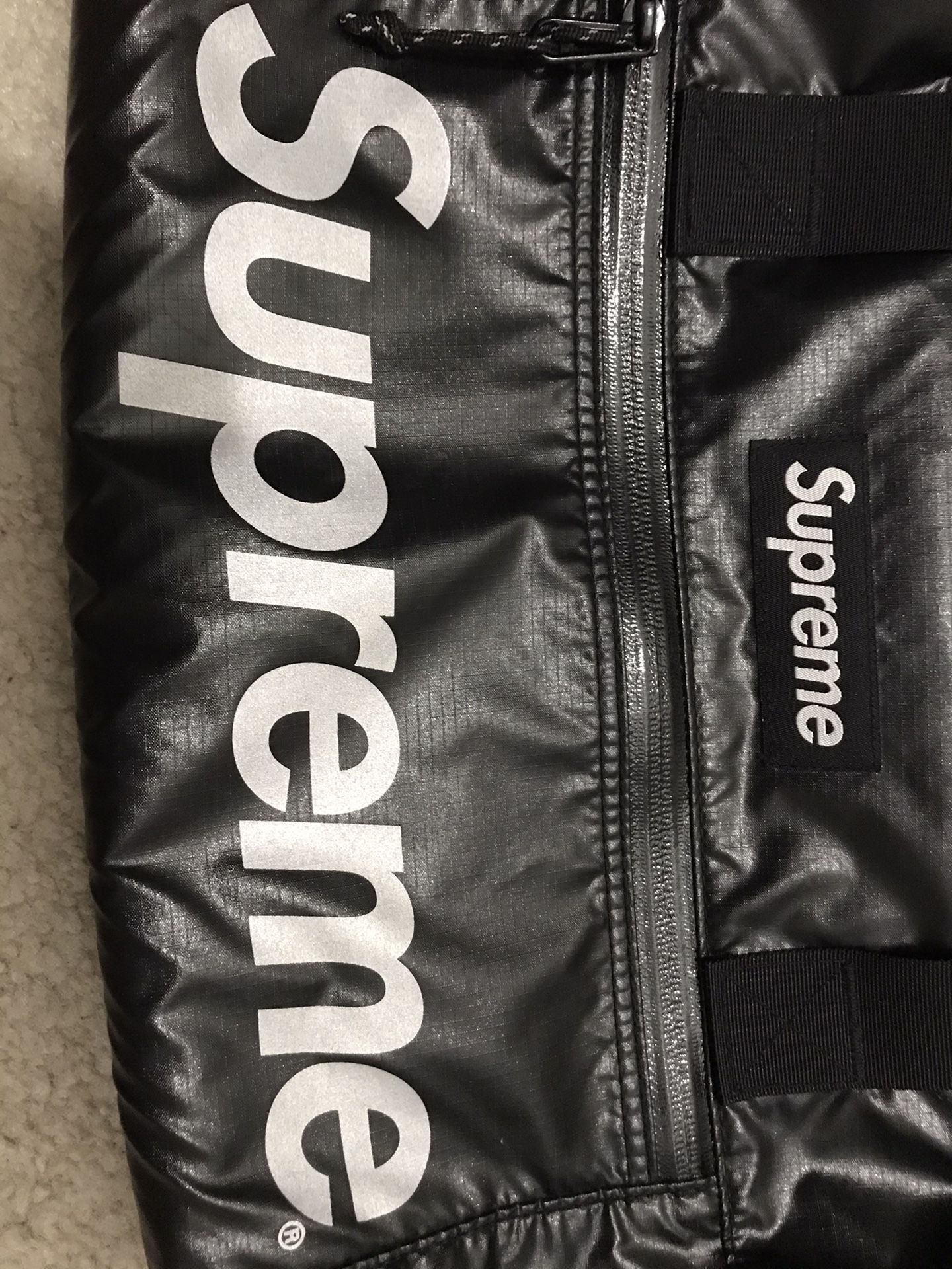 Supreme Cordura S17 Duffle Bag (black) 3M Reflective Box Logo $180 or best offer