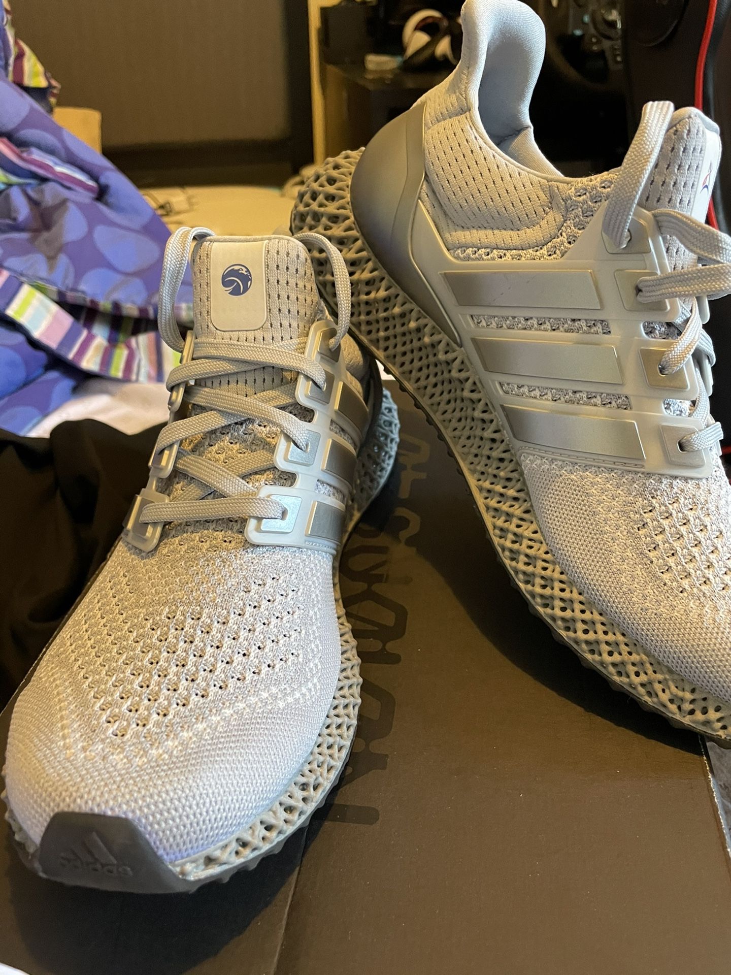 Adidas Ultra 4D Nasa Silver Reflective