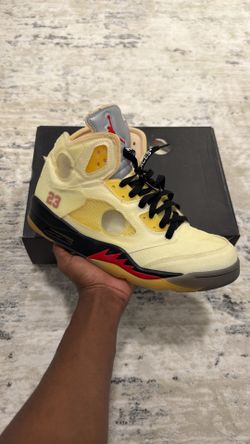 Off-White Jordan 5 Sail Size 10 Used