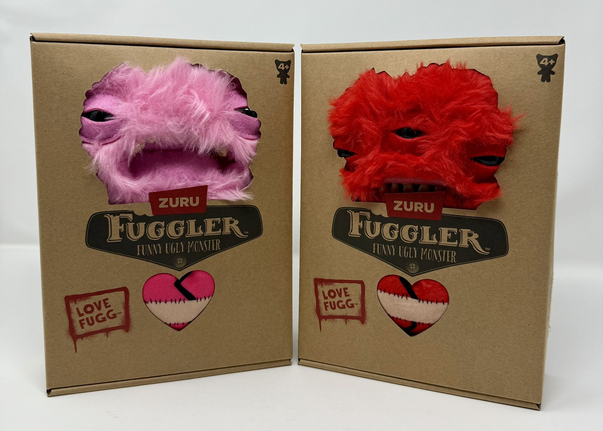 Valentine's Day Fugglers 9" LOVE FUGG Red And Pink Set 2025