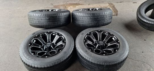 🔥 20” RIMS WITH USED TIRES FOR DODGE CHARGER 🔥