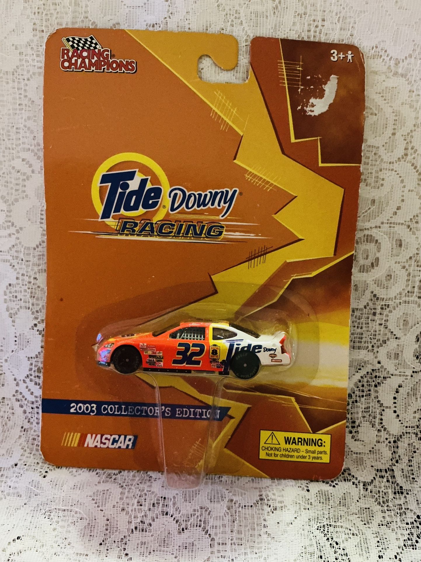 TIDE DOWNY RACE CAR ON CARD - 2003 COLLECTOR’S EDITION - $4
