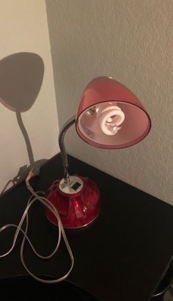 Lamp pink desk lamp