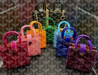 Geometric Design Mini Bag KeyChain & Cross Body Chain