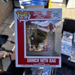 Grinch with bag