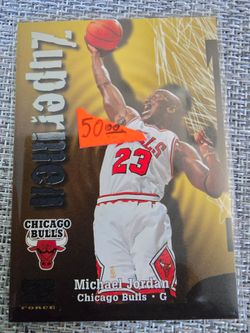 Michael jordan ZUPERMEN 1998 Zforce  skybox  clean