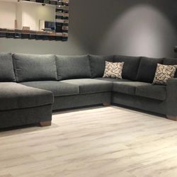 Herman Smoke LAF Sectional /couch /Living room set