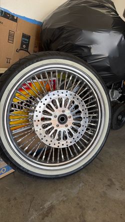 21” twisted spoke and rim