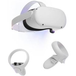 2 Meta Quest 2 VR Headsets  & Controllers  