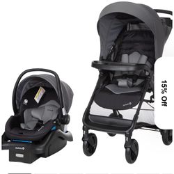 Car Seat, Base And Stroller