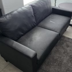Black Couch/ Love Seat