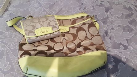 Coach bag and Coach wallet