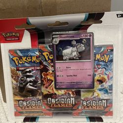 Pokemon Obsidian Flame 3 Pack Blister