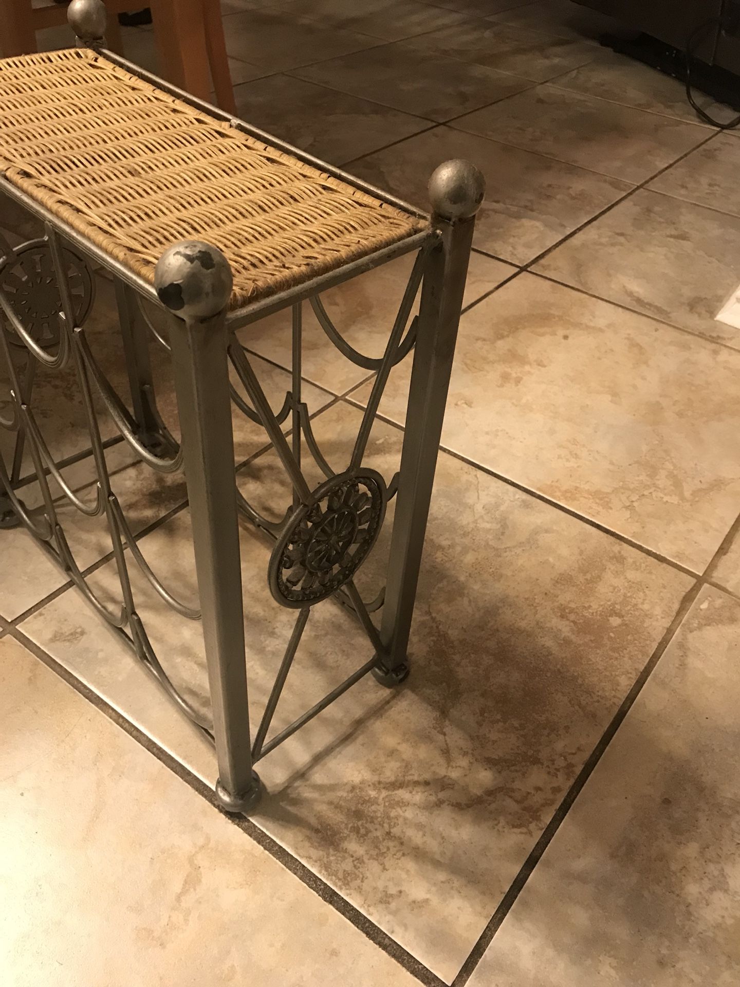 Rustic wine rack