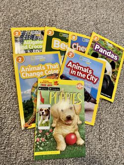 Level 2 Kids Books- National Geographic and Animals