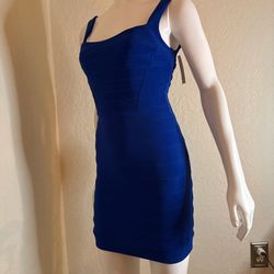 Royal blue Bandage Dress