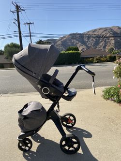 Stokke V5 Xplory Athleisure Stroller - Black/Grey