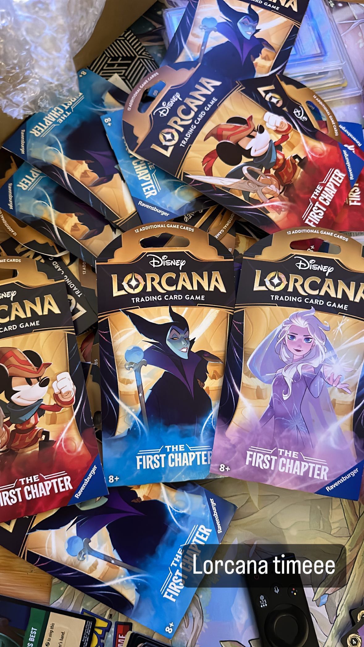 Disney Lorcana Cards Retail Display Blister Booster Packs Brand New Sealed In Hand!