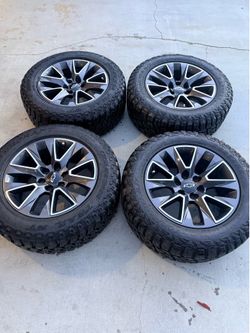 CHEVROLET TAHOE Z71  WHEELS 20” CHEVY SILVERADO Z71 RIMS 6x139.7 OEM WHEELS 6x5.5