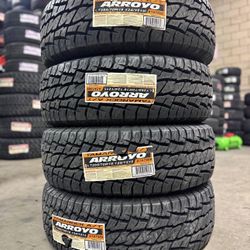 265/70/18 Arroyo All Terrain LT New Tires Ready To Install 