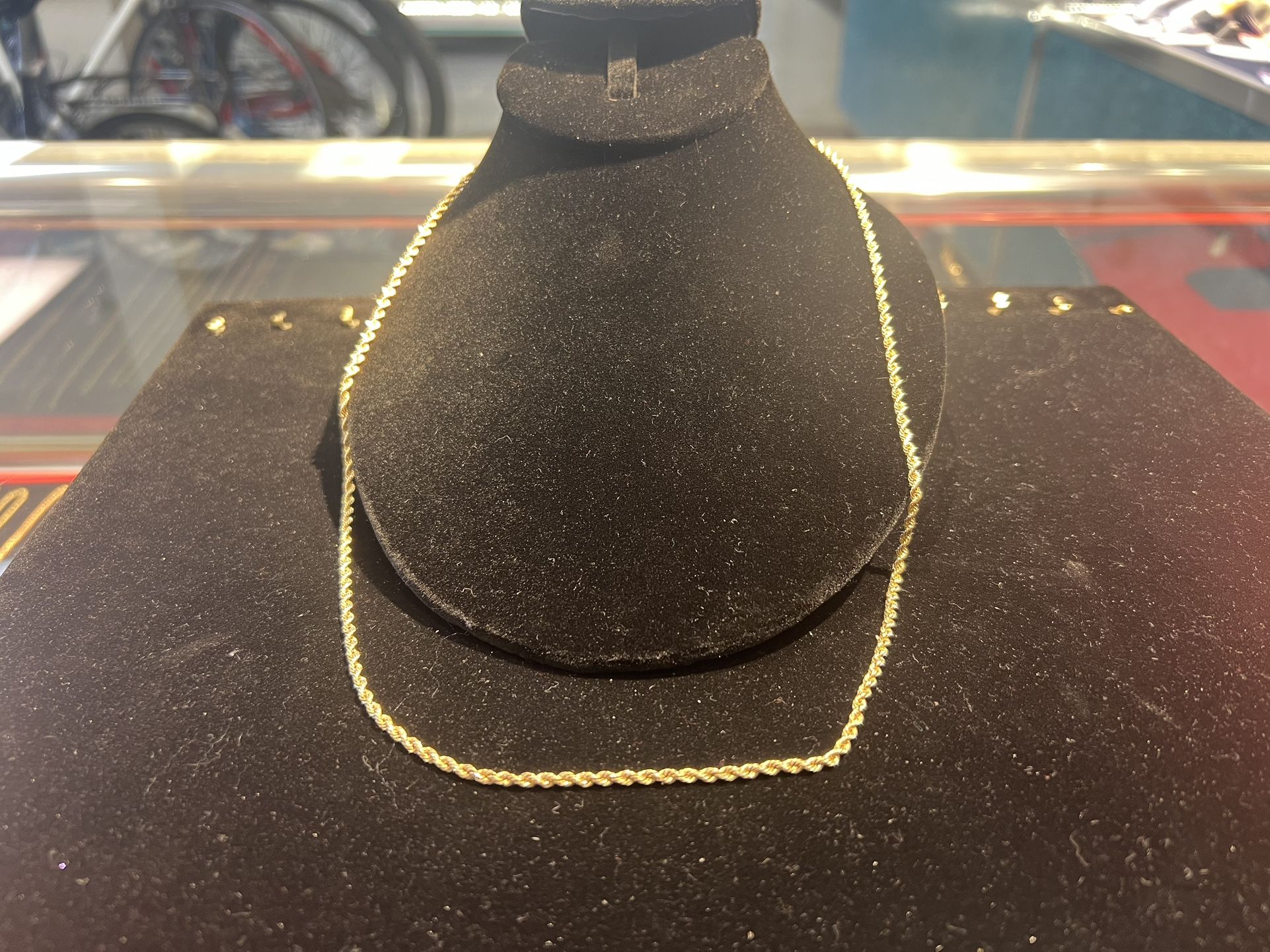 10k Rope 4.8Grms Yellow Gold Chain
