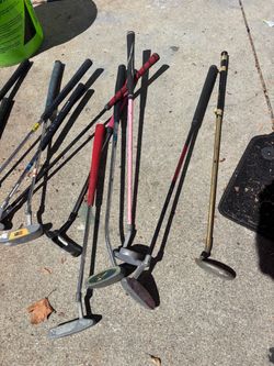 Child and Jr Golf, Club, potters and left-handed. Golf club set.