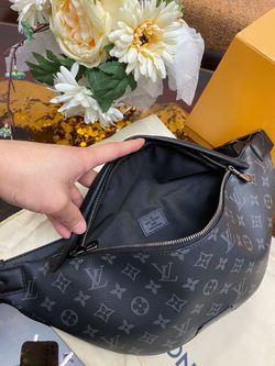 Louis Vuitton bag grey old flower waist bag casual handbag