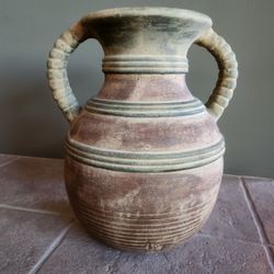 Ceramic Pot Vase  with Handles